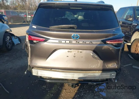 2022 Toyota Sienna Xse из США, поврежденный, VIN 5TDXSKFC2NS069850